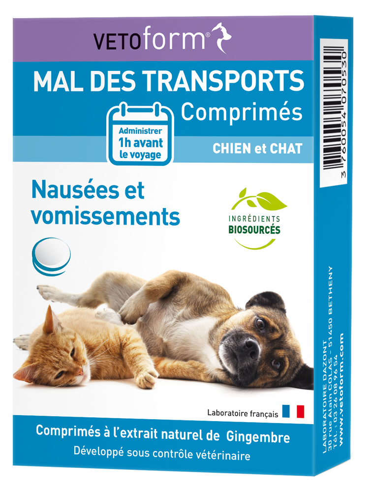 Vetoform Transport Mal Des 30 Comprimés