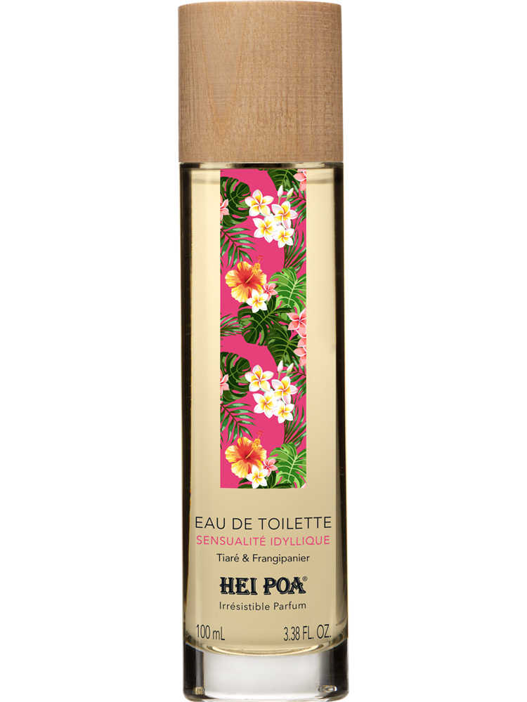 Hei Poa Eau de Toilette Sensualité Idyllique - Tiaré & Frangipanier - 100 ml