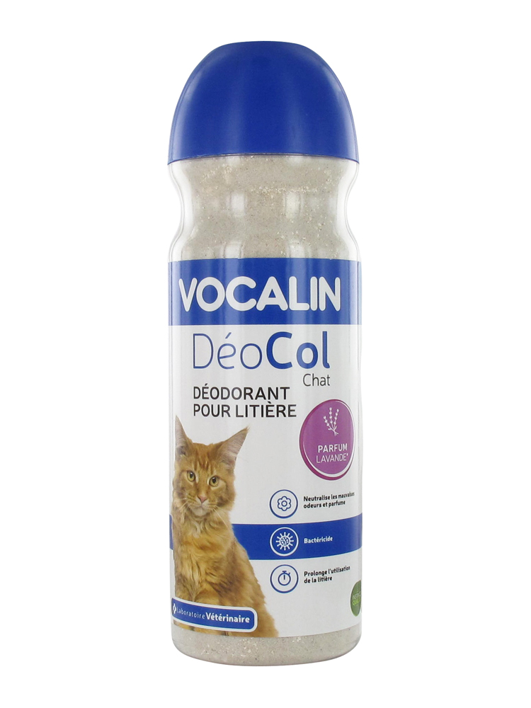 Vocalin DéoCol Chat Déodorant Pour Litière Parfum Lavande 750 g
