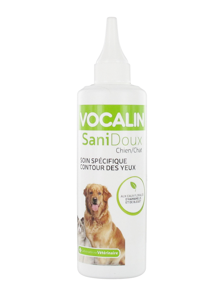 Vocalin SaniDoux Chien/Chat Soin Spécifique Contour des Yeux 120 ml
