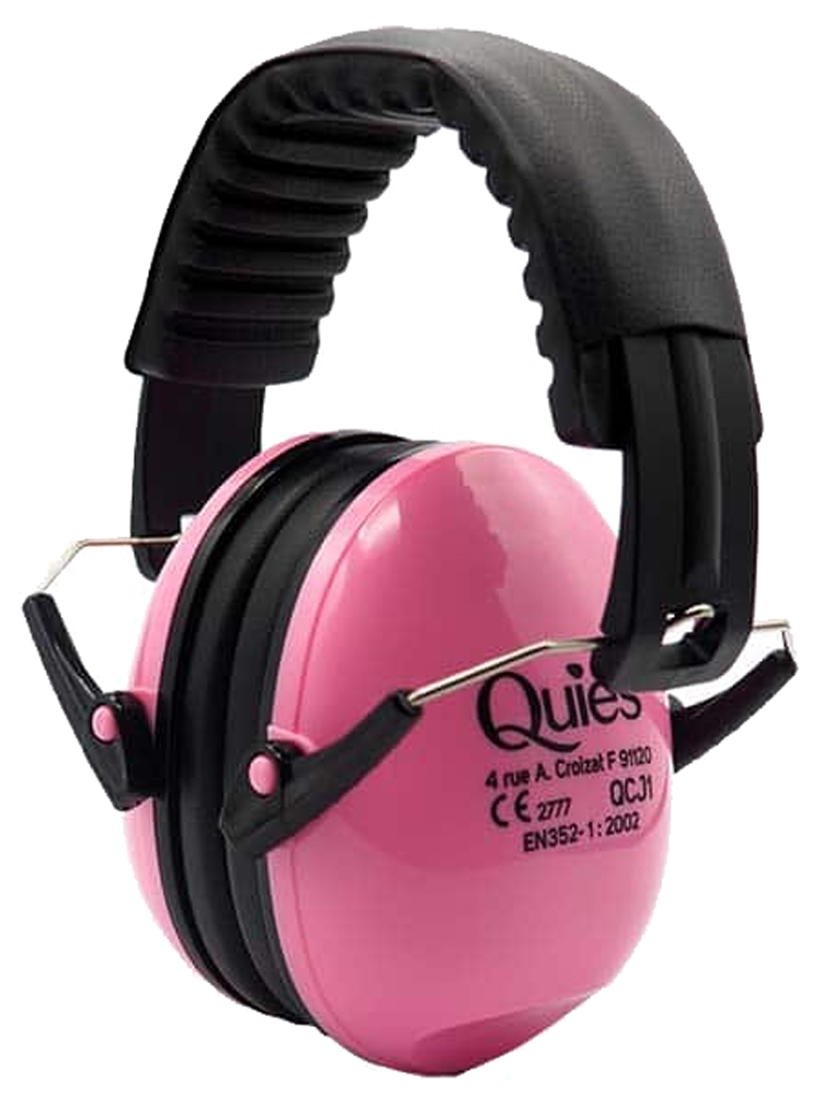 Quies Casque Rose Anti-Bruit - Blister 1 Unité - Couleur : Rose