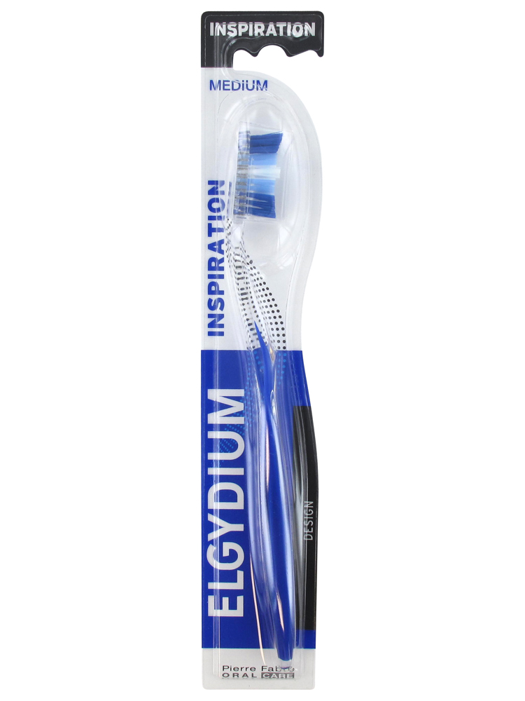 Pierre Fabre Oral Care Elgydium Brosse à Dents Inspiration Médium - Couleur : Bleu