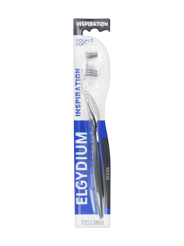 Pierre Fabre Oral Care Elgydium Brosse à Dents Inspiration Souple - Couleur : Noir