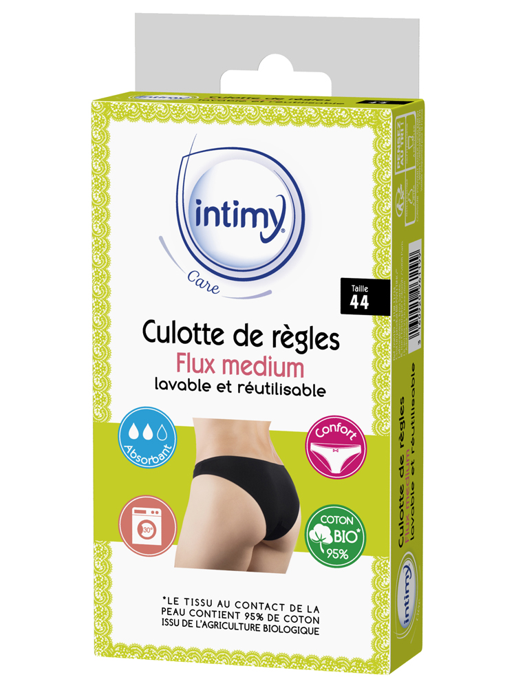 Intimy Care Culotte de Règles Flux Médium 1 Unité - Taille : 44