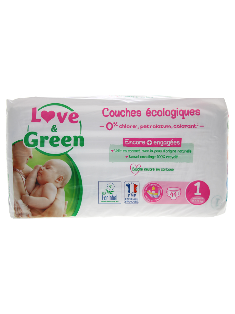 Love & Green Couches Hypoallergéniques et Écologiques T1 X 44