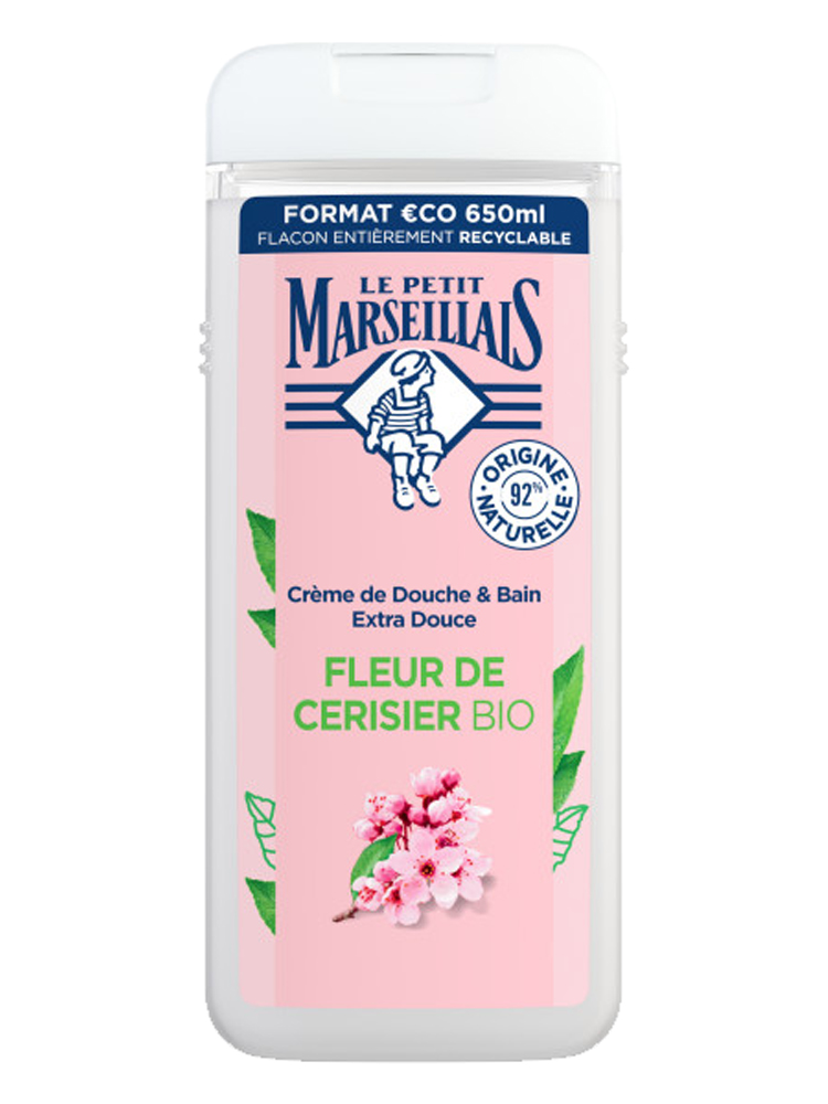 Le Petit Marseillais Extra Doux Douche Fleur de Cerisier Bio 650 ml