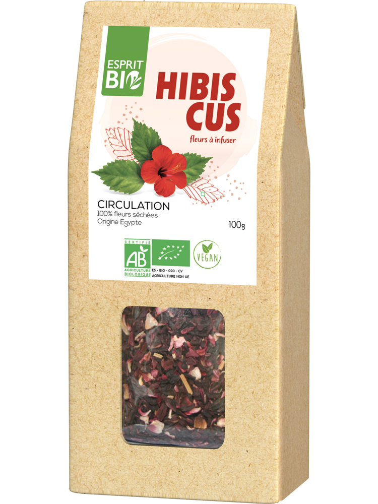 Esprit Bio Hibiscus à Infuser Bio 100 g