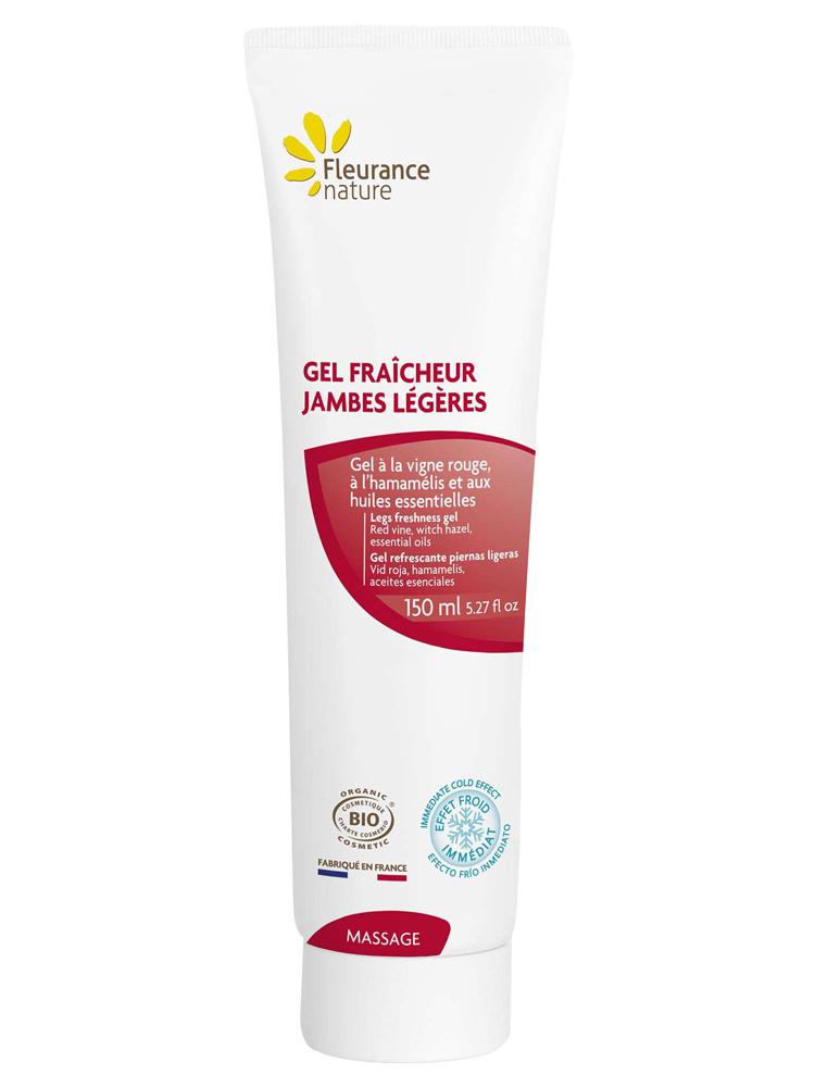 Fleurance Nature Gel Fraîcheur Jambes Légères Bio Tube de 150 ml