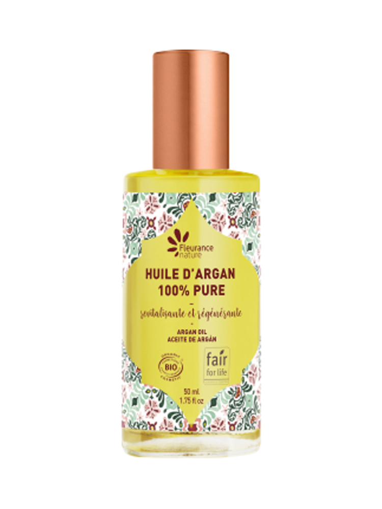 Fleurance Nature Huile d'Argan Bio 100% Pure Bio Flacon de 50 ml