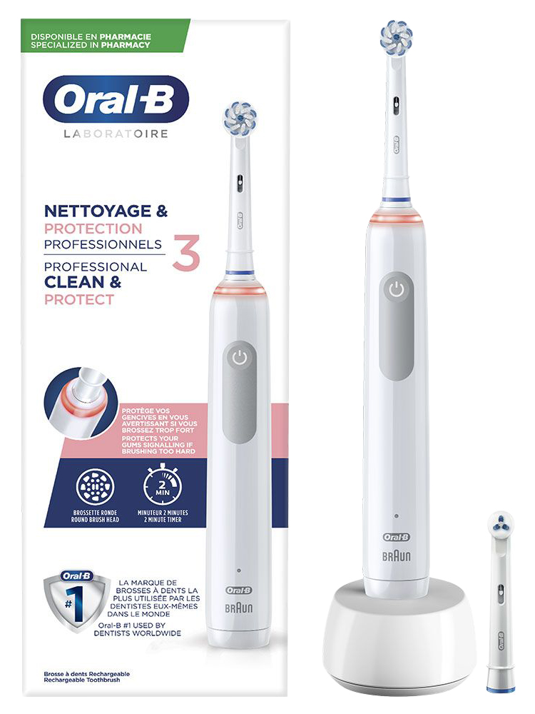 Oral-B Brosse à Dents Électrique Clean Pro3