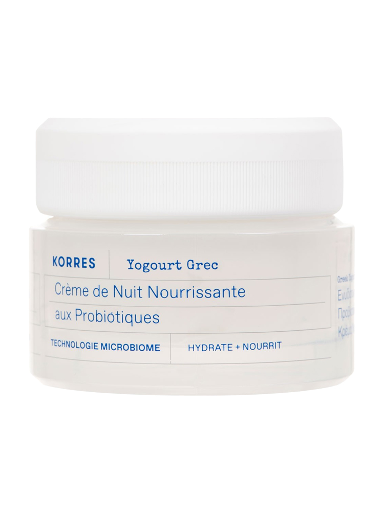 Korres Yaourt Grec Crème Nuit Nourrissante Probiotiques 40 ml