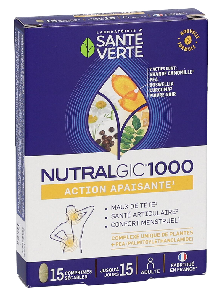 Santé Verte Nutralgic1000 15 Comprimés