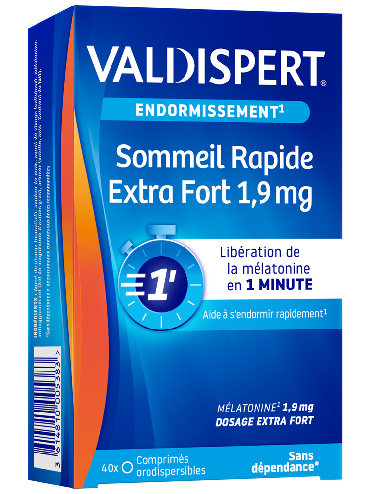 Valdispert Sommeil Rapide 1,9 mg 40 Comprimés