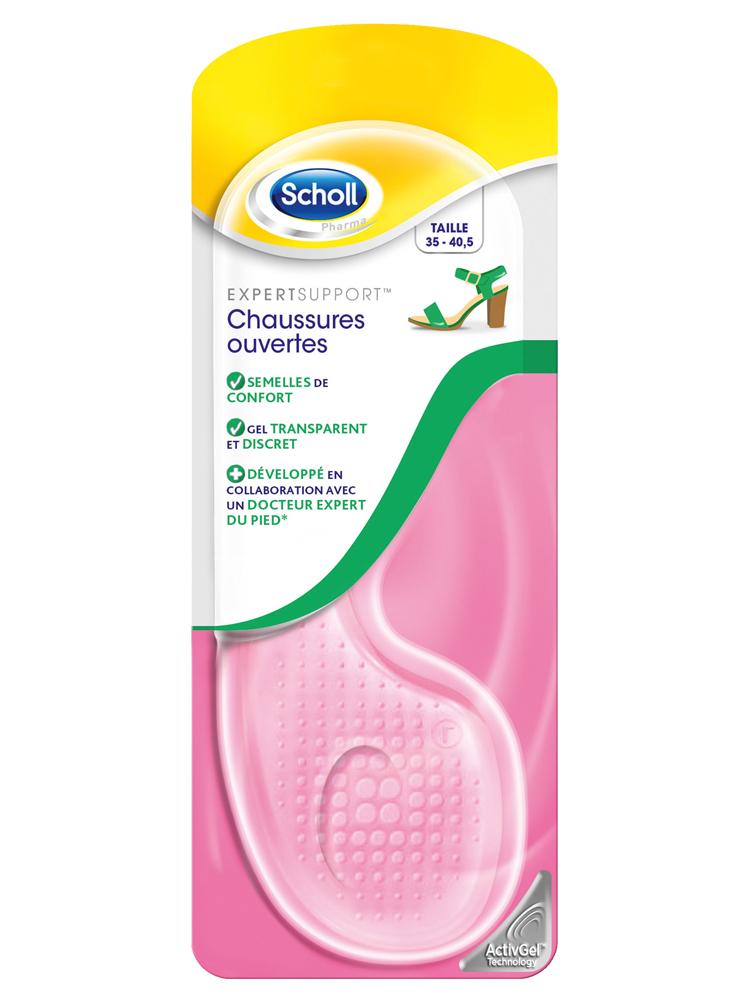 Scholl Expert Support Semelles Chaussures Ouvertes