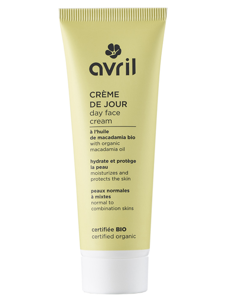 Avril Crème de Jour Visage Peaux Normales à Mixtes Bio 50 ml
