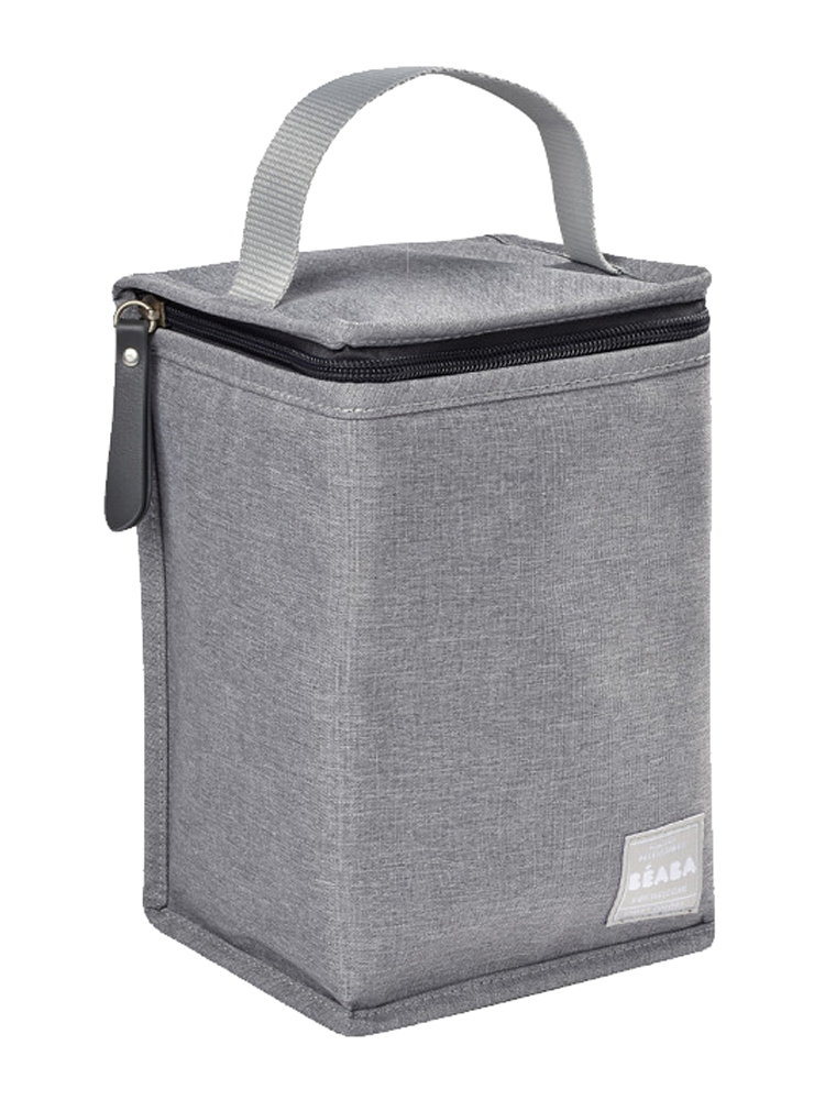Béaba Pochette Repas Isotherme Black/Rose Gold - Couleur : Gris