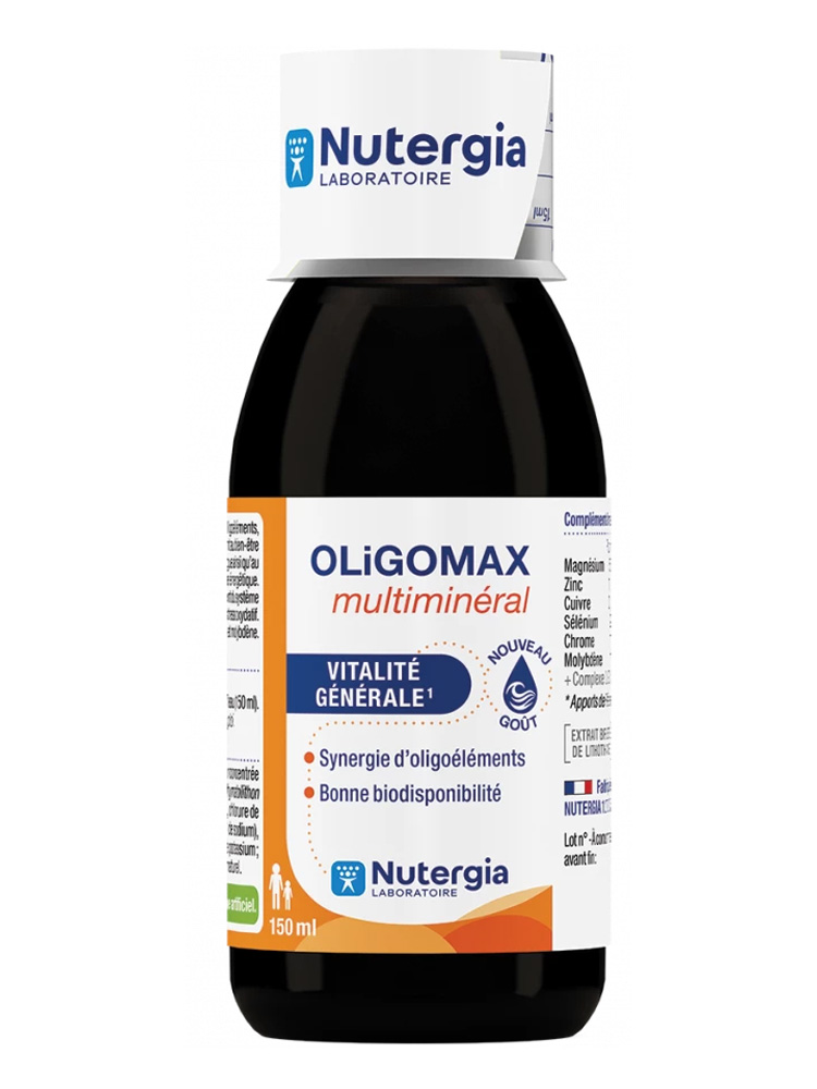Nutergia Oligomax Multiminéral Vitalité Générale 150 ml