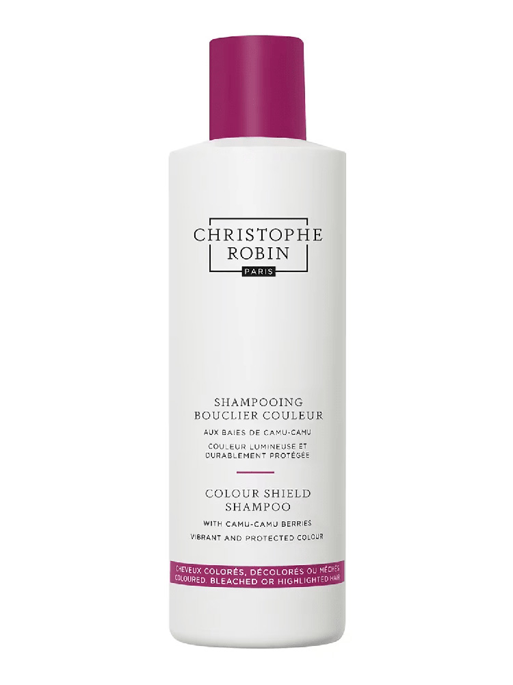 Christophe Robin Shampoing Bouclier Couleur (Cheveux Colorés, Décolorés, Méchés) 250 ml
