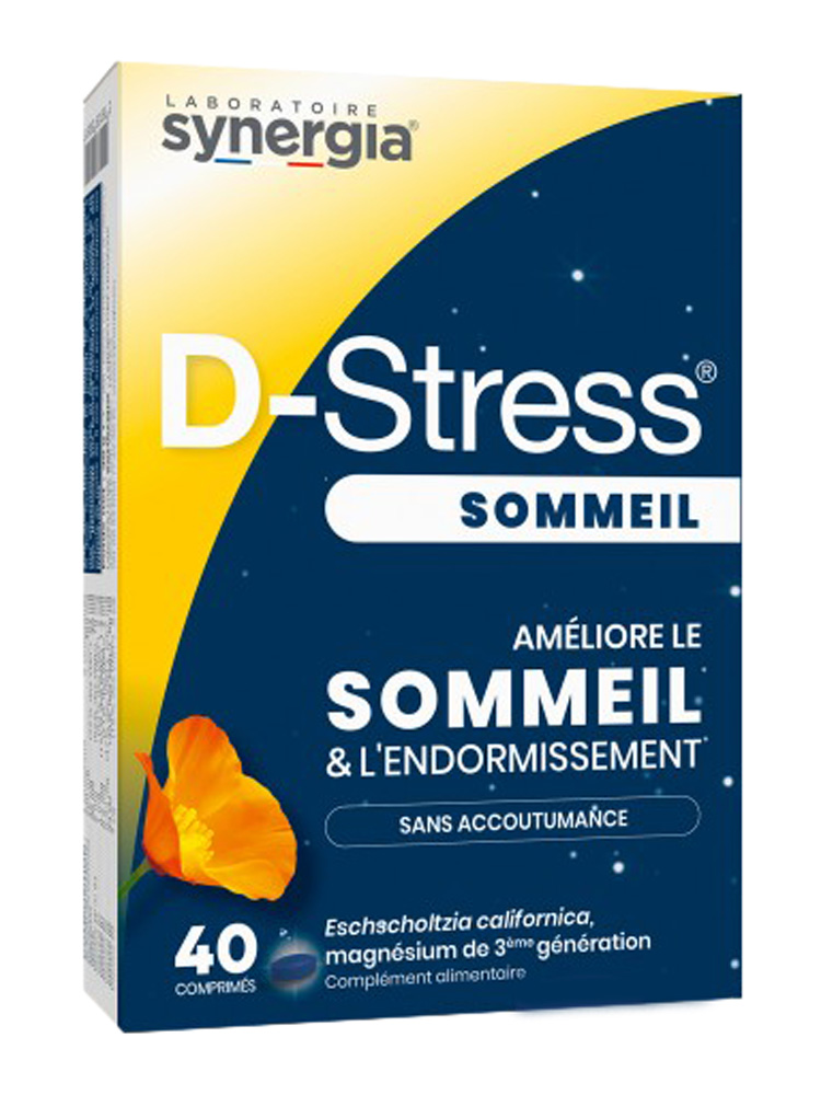 Synergia D-Stress Sommeil Endormissement 40 Comprimés