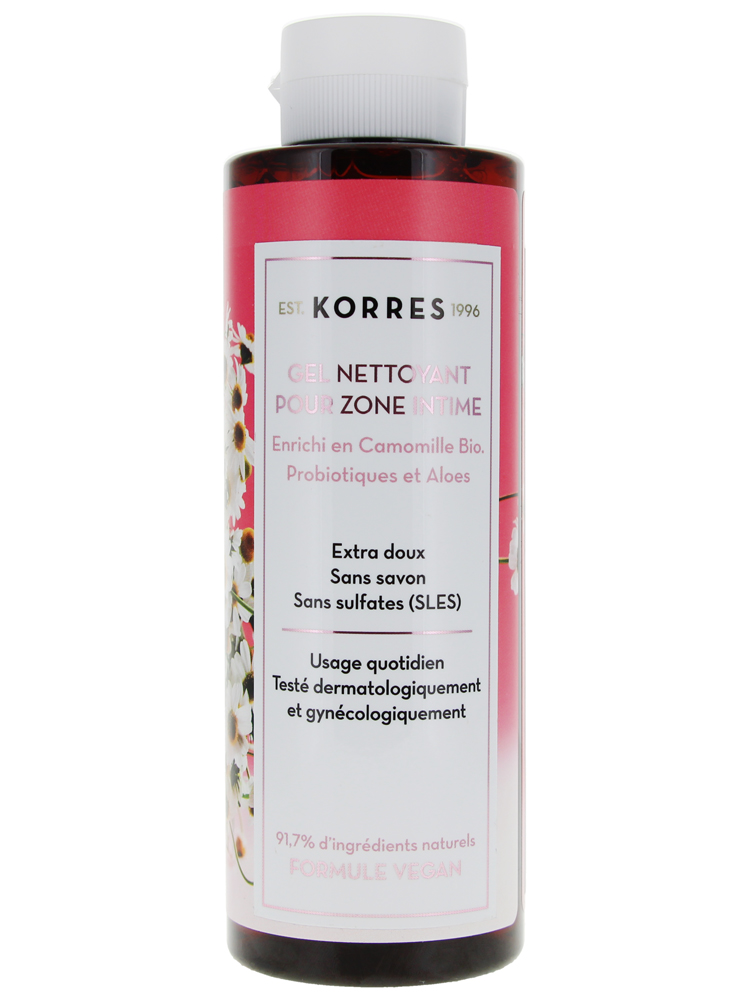 Korres Gel Nettoyant Doux Toilette Intime Camomille 250 ml