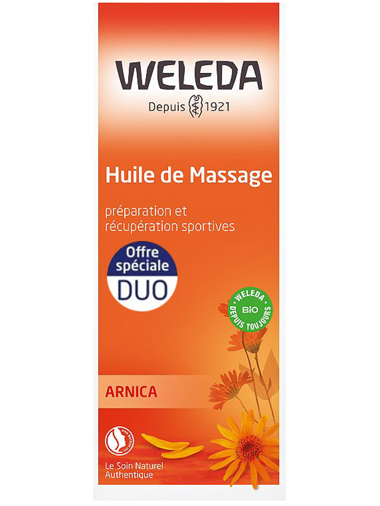 Weleda Huile de Massage à l'Arnica Récupération Sportive 2 x 100 ml