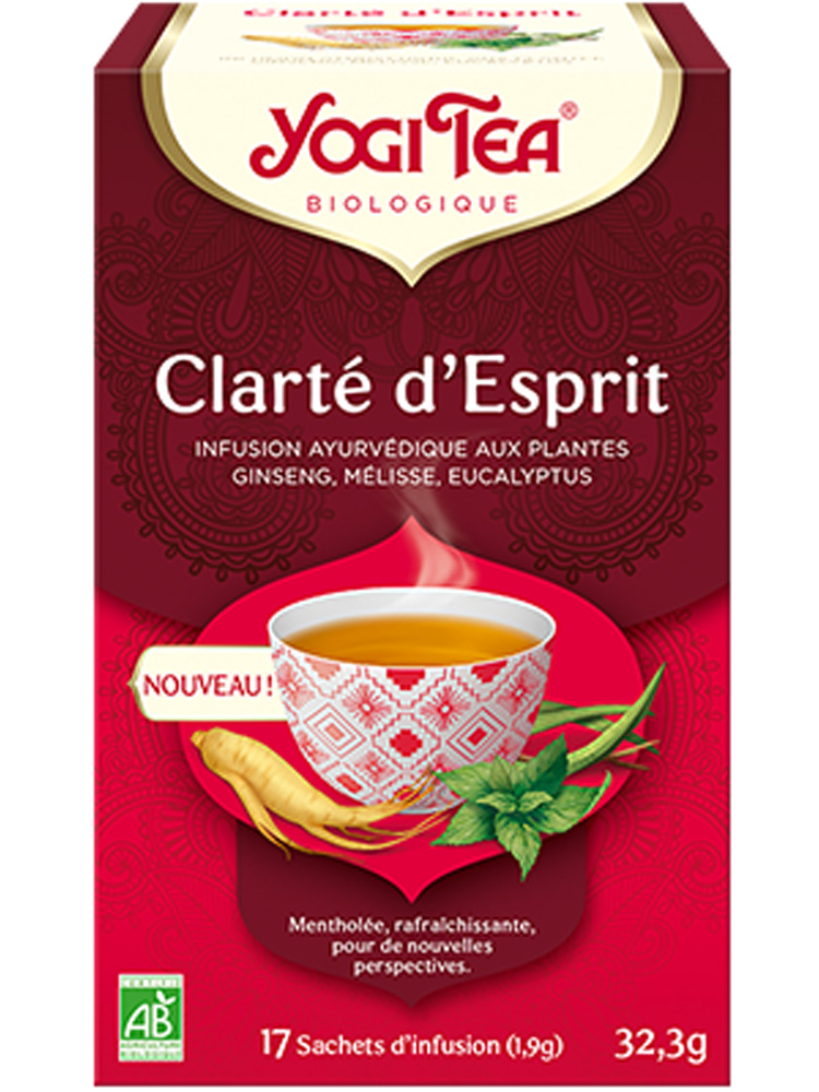 Yogi Tea Clarté d'Esprit - 17 Sachets d'Infusion