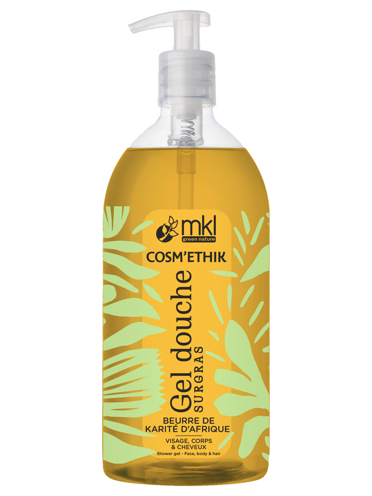 Mkl Green Nature Ethik Shampooing Douche Karité Bio d'Afrique 1 Litre