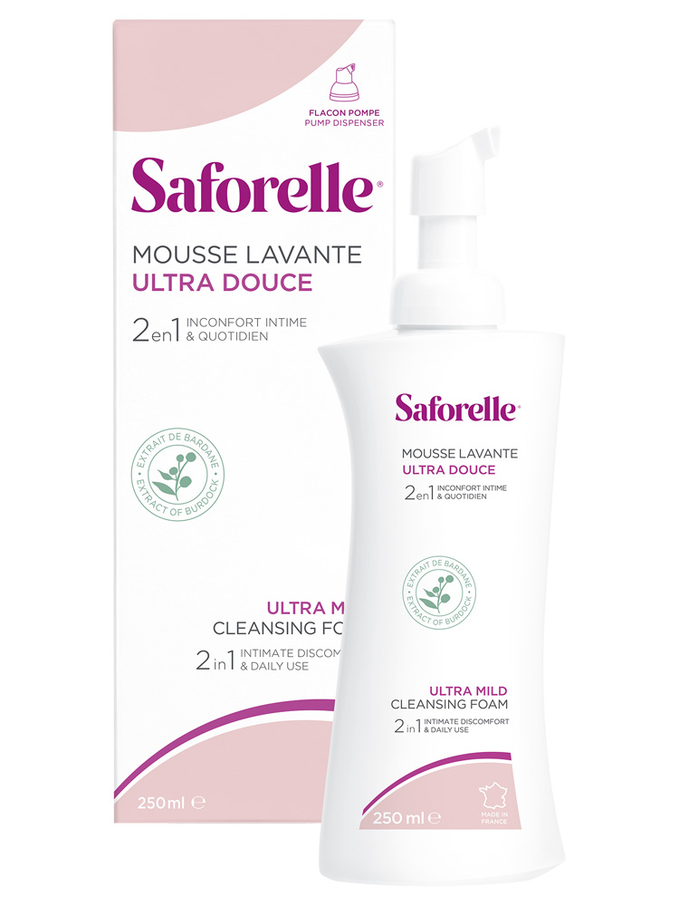 Saforelle Mousse Lavante Ultra Douce Inconfort Intime 250 ml