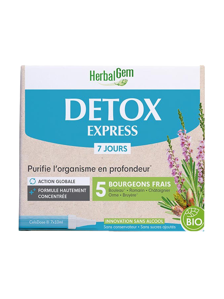 HerbalGem Détox Express Purifie l'Organisme en Profondeur 7 Jours
