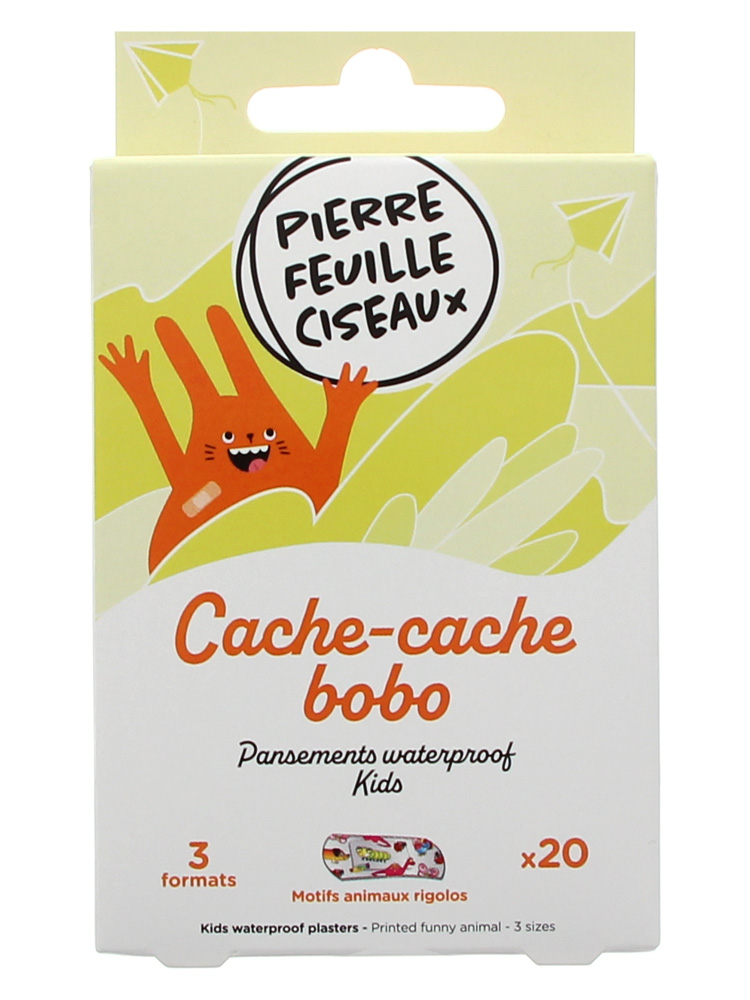 Pierre Feuille Ciseaux Pansements Waterproof Kids Animaux 20 Pansements