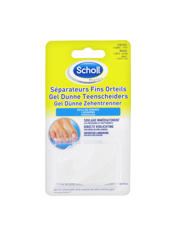 Scholl Séparateur d'Orteils Gelactiv Fins