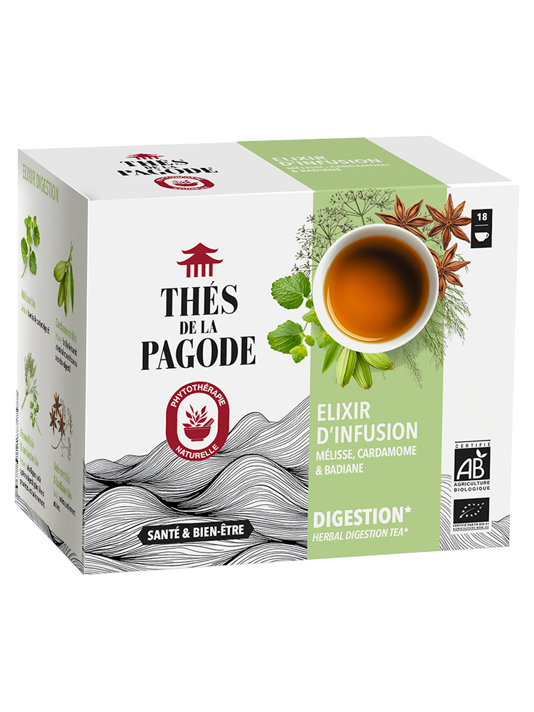 Thés de la Pagode Infusion Yin & Yang Digest Bio 18 Infusettes