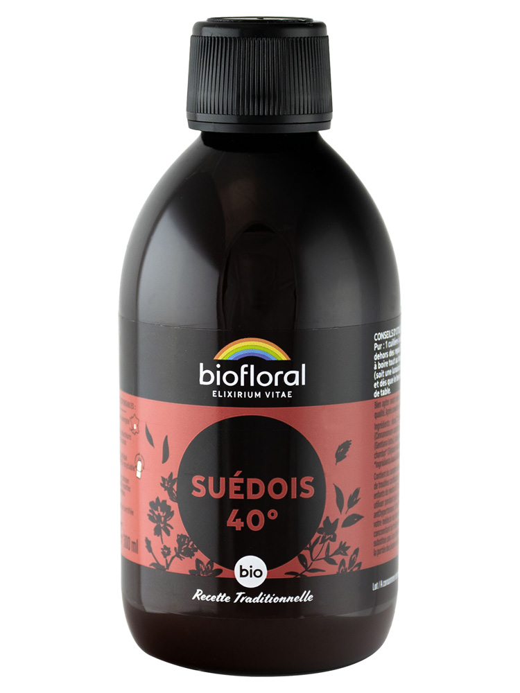 Biofloral Suédois 40° Bio 300 ml - Remèdes Traditionnels