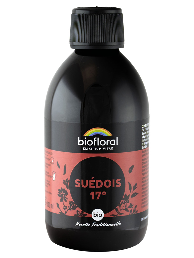 Biofloral Suédois 17° Bio 300 ml - Remèdes Traditionnels