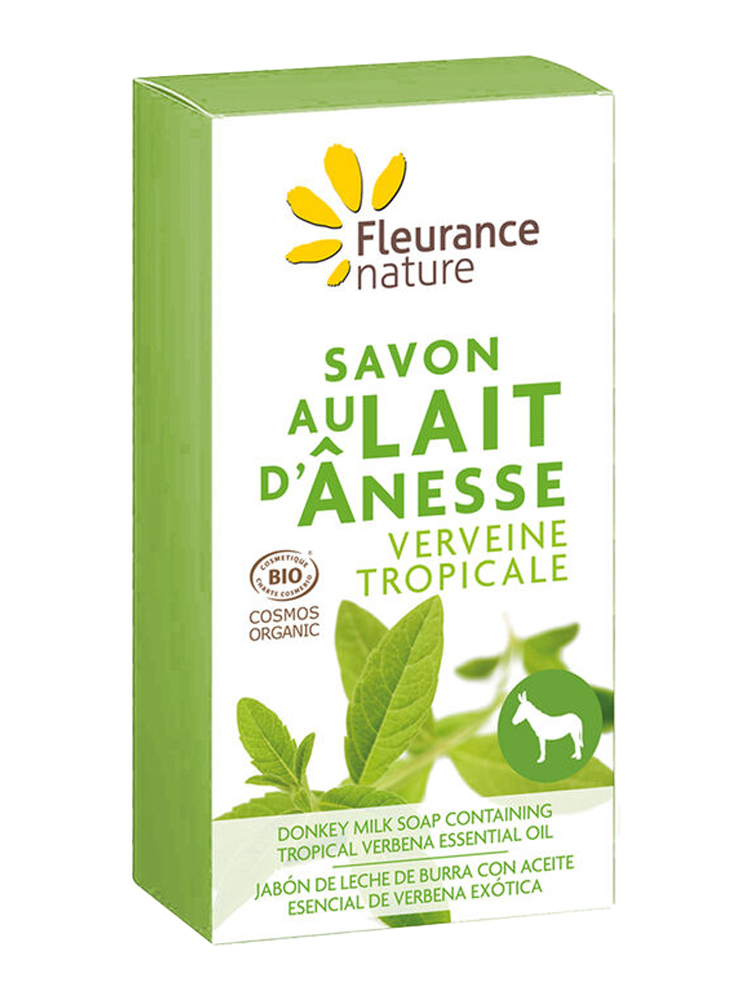 Fleurance Nature Savon Solide Lait Ânesse Verveine Bio 100 ml