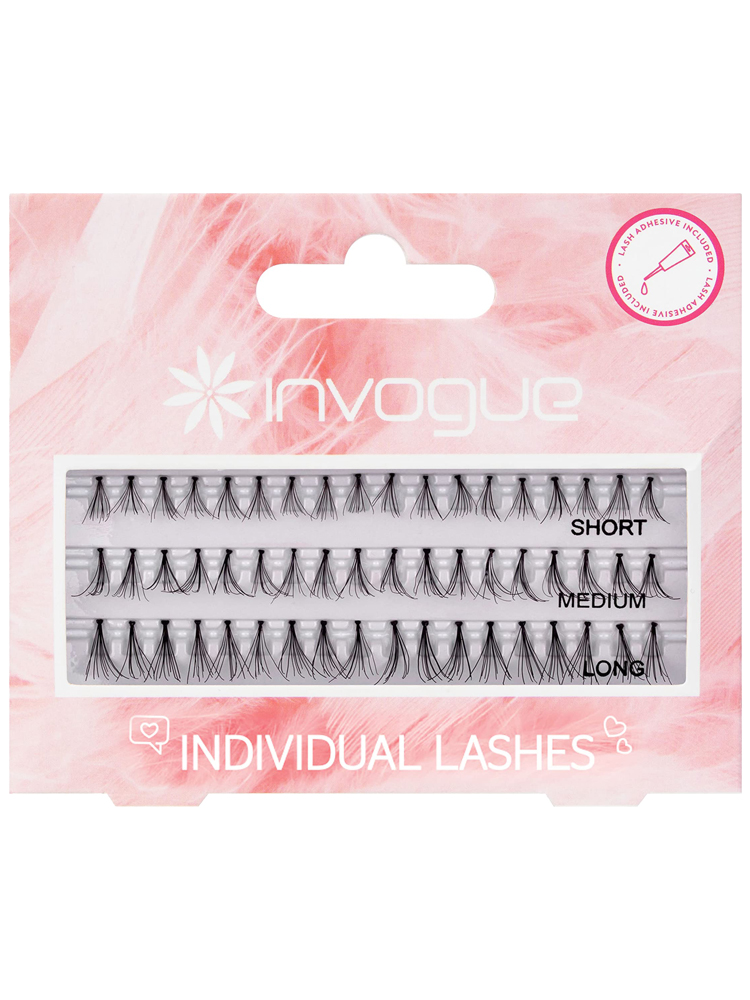 Invogue Faux Cils Individuels 54 Unités 3 Longueurs