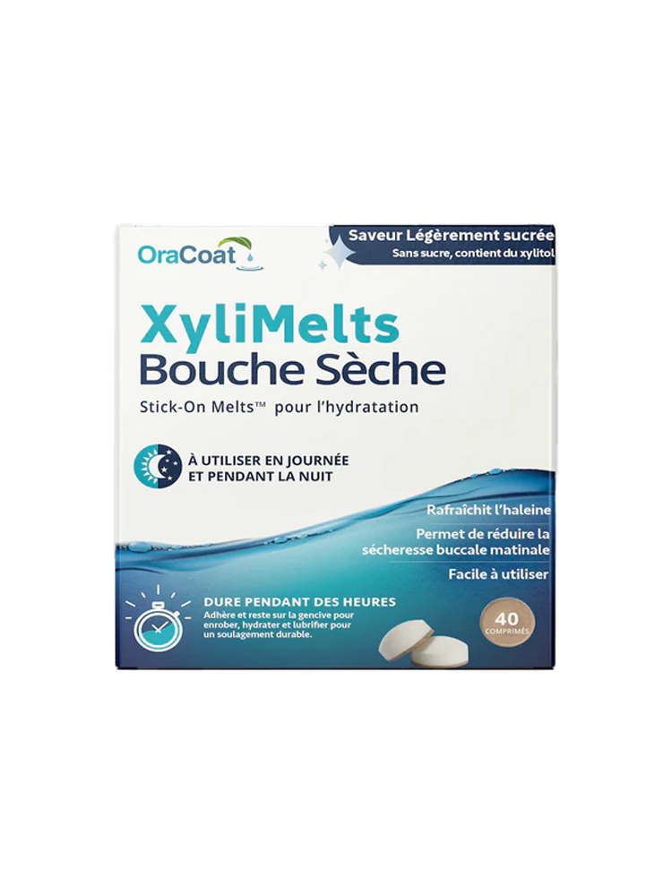 Xylimelts Saveur Légèrement Sucrée 40 Comprimés