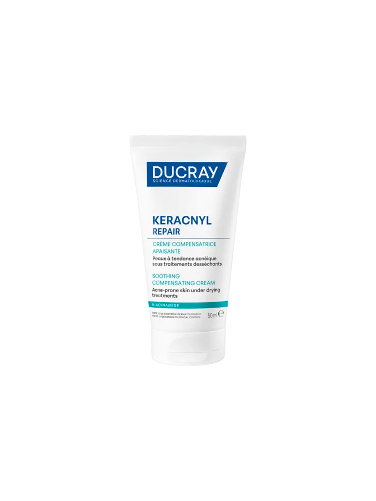 Ducray Keracnyl Repair Crème Compensatrice Traitements Desséchants 50 ml