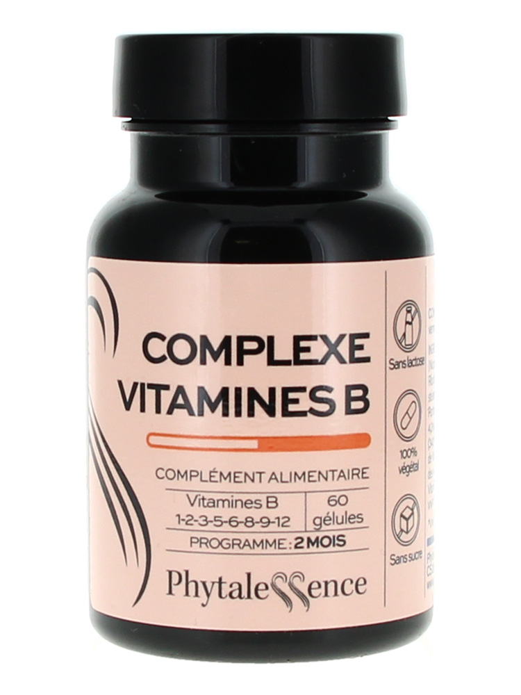 Phytalessence Complexe Vitamines B - Programme 2 Mois - 60 Gélules