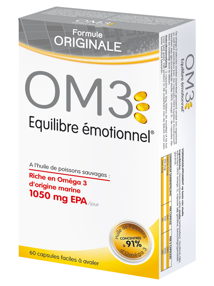 Om3 Équilibre Émotionnel Formule Originale - 60 Capsules