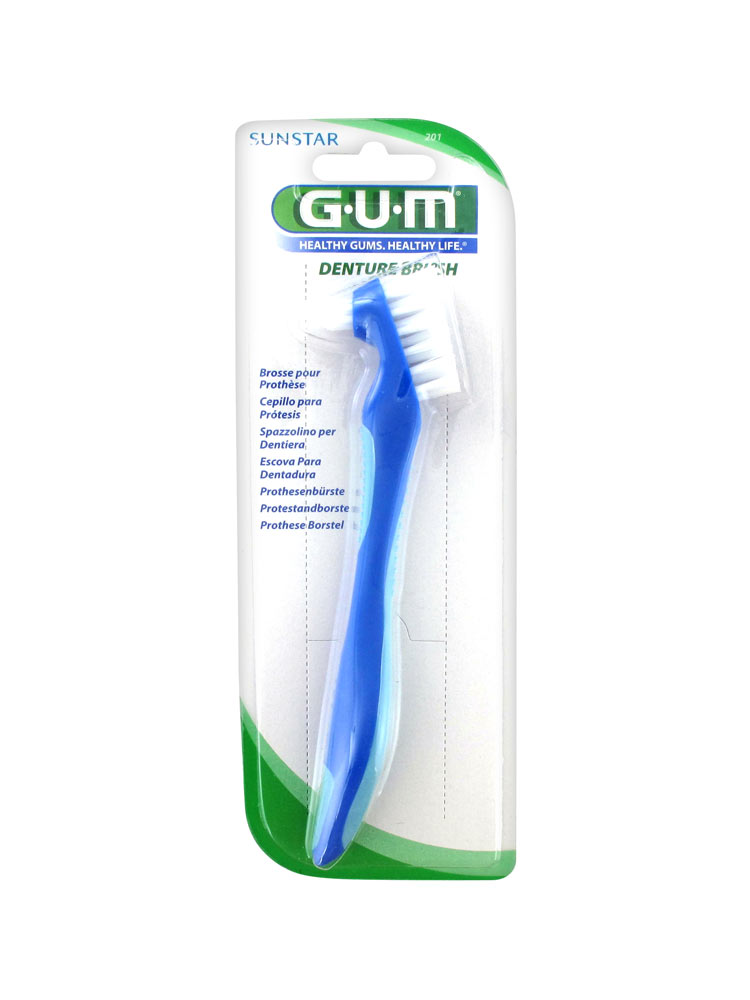 Gum Brosse à Dents Prothèse - Couleur : Bleu