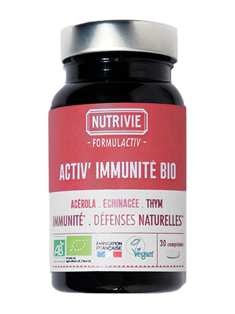 Nutrivie Formulactiv - Activ'Immunité Bio - 30 Comprimés
