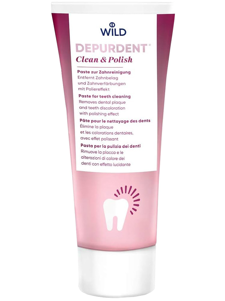 Wild Depurdent Clean & Polish Pâte pour le Nettoyage des Dents 75 ml