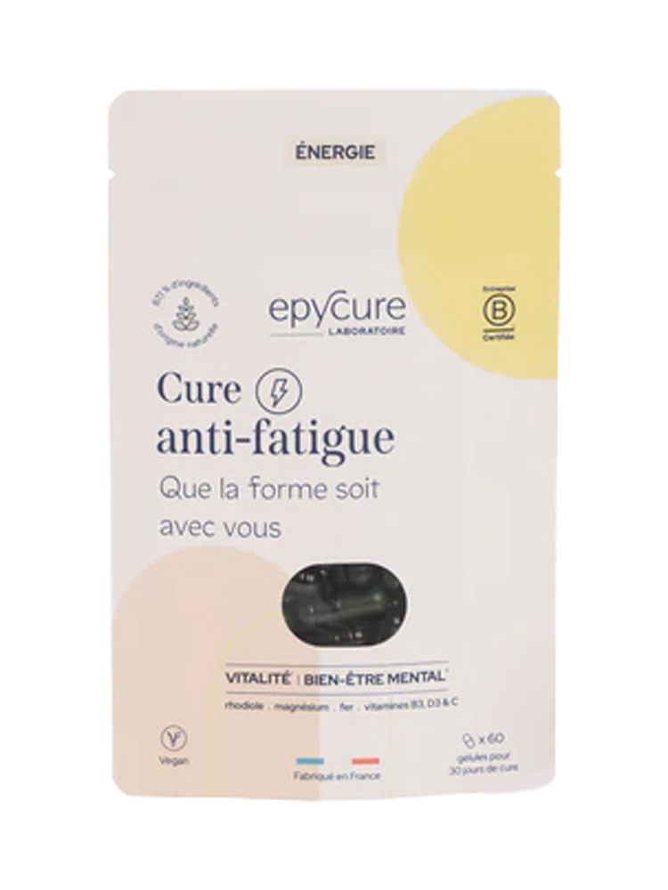 Epycure Cure Anti-Fatigue - 1 Mois - X60 Gélules - 2/Jour