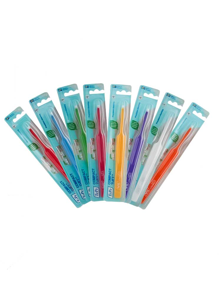 TePe Universal Care Brosse à Dents Zones Difficiles - Couleur : Rouge