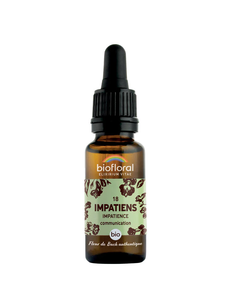 Biofloral Fleur de Bach 18 Impatiens Communication Bio 20 ml