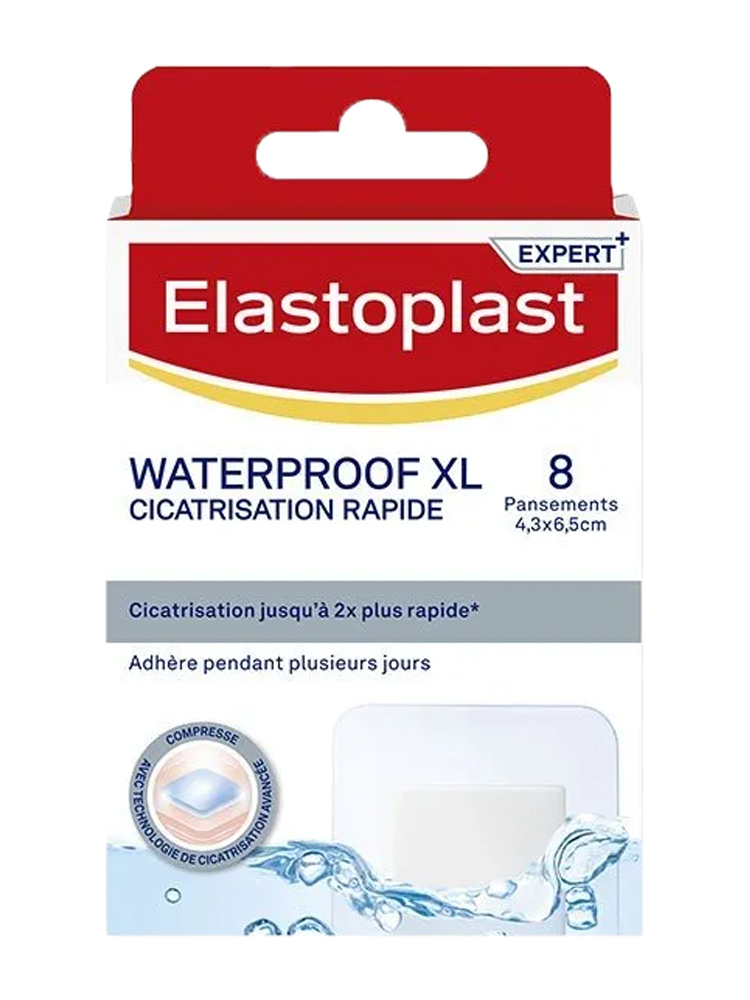 Elastoplast Cicatrisation Rapide Waterproof XL - 8 Pansements