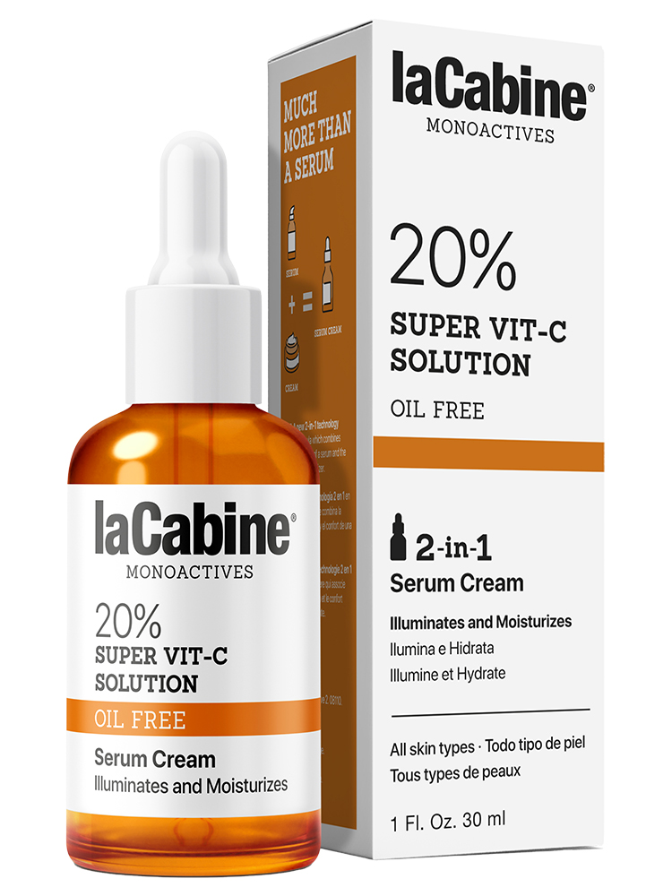 laCabine Monoactives 20% Super Vit-C Solution 2en1 Serum Cream 30 ml