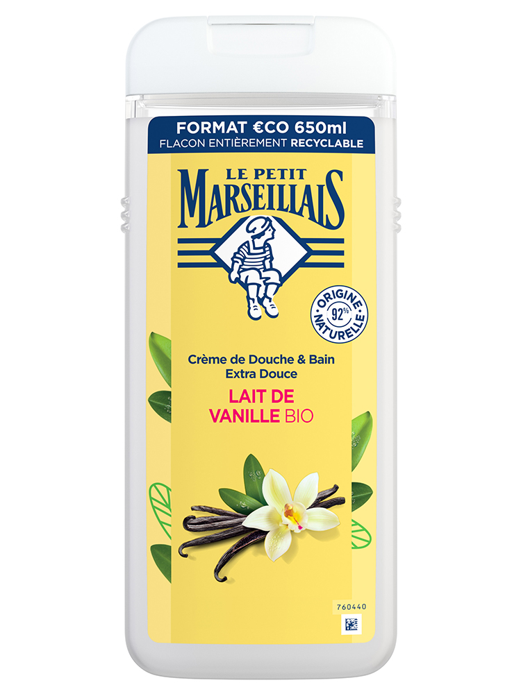 Le Petit Marseillais Extra Doux Douche Lait de Vanille Bio 650 ml