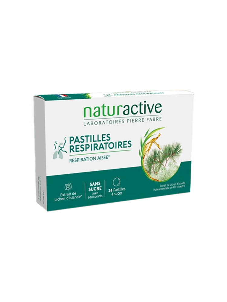 Naturactive Respiratoire Pastilles Respiratoires Aux Essences 24 Pastilles